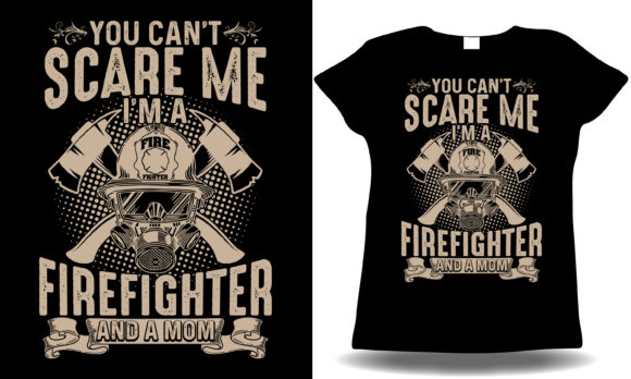 Firefighter Mom Graphics for T-Shirt Designs