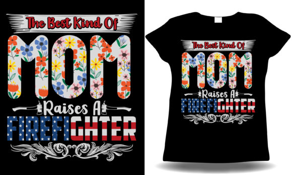 Graphics for T-Shirt Designs: Mom Firefighter