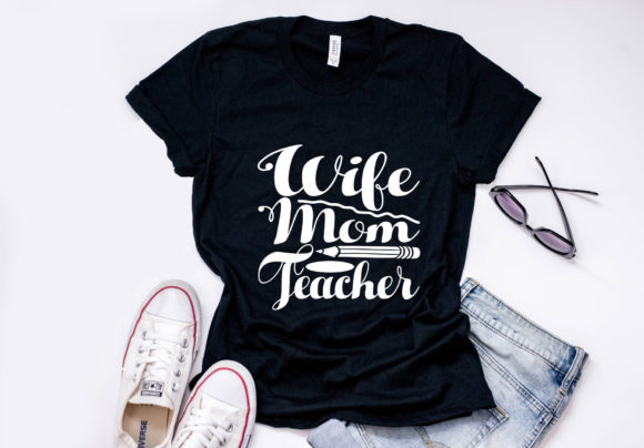 Homeschool Mom Quote Graphics for T-Shirt Designs