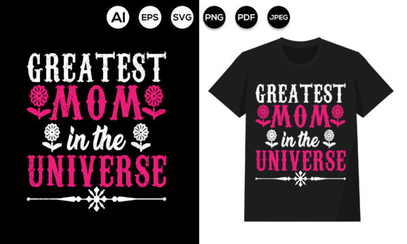 Mom T-shirt Design 2: Graphics & Print Templates