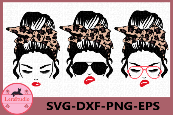 Review: Messy Bun Bandana Leopard for Mom Life Projects